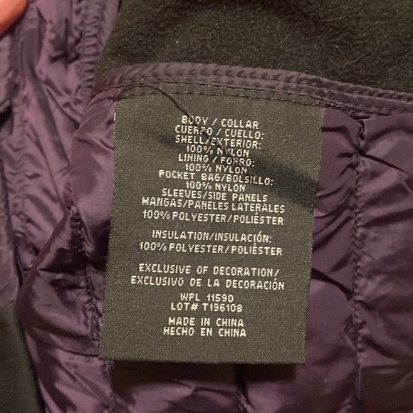 Purple puffer jacket - Picture 4 of 4